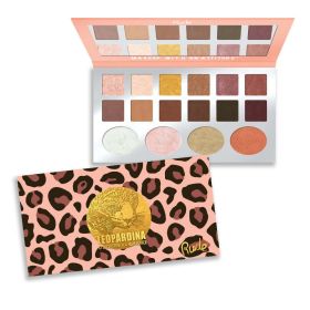 RUDE Leopardina 12 Eyeshadows + 4 Highlighters