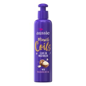 Aussie Miracle Coils Leave-In Moisturizer with Macadamia Nut Oil;  8.5 fl. oz