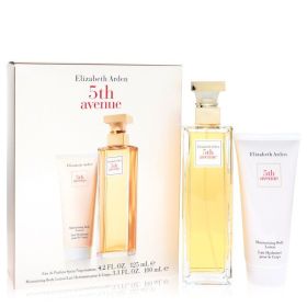 5th Avenue by Elizabeth Arden Gift Set - 4.2 oz Eau De Parfum Spray + 3.3 oz Body Lotion