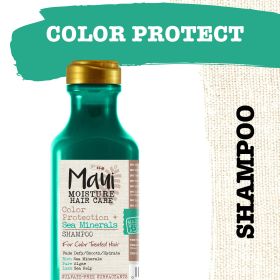 Maui Moisture Color Protection + Sea Minerals Shampoo, Color-Protecting, 13 fl oz