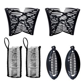 European And American Banana Clip Suit Fashion Comb (Option: Set10)