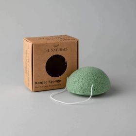 Konjac Sponge (Duo) (Sponge 2 Type: Green Mint, Sponge 1 Type: Green Tea)