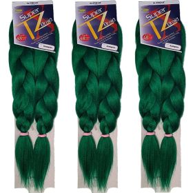 Super X TZ BRAID (3-Pack) (Color: NJADEGREEN)